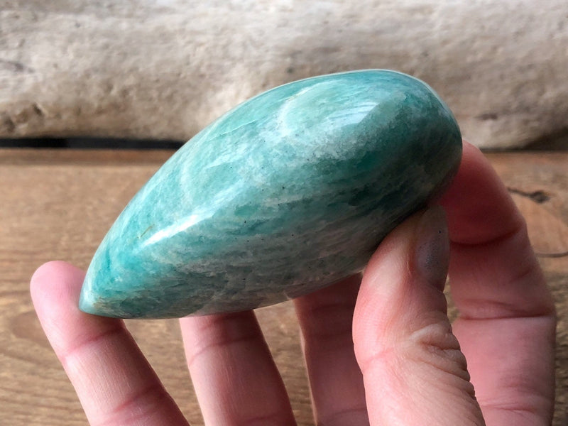 Amazonite Heart 75mm - Green Heart Chakra Stone