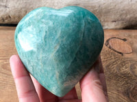 Amazonite Heart 75mm - Green Heart Chakra Stone