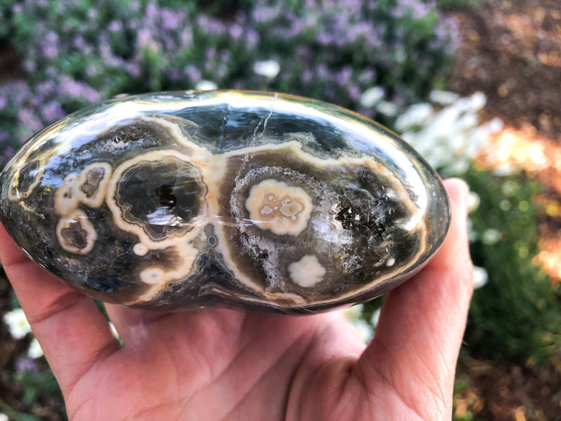 Ocean Jasper Heart 102mm XS