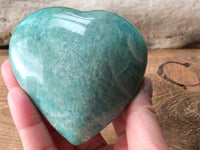 Amazonite Heart 75mm - Green Heart Chakra Stone