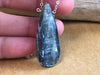 Large Blue Kyanite Pendant Necklace - Throat Chakra Jewelry