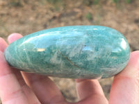 Amazonite Heart 93mm XQ - Heart and Throat Chakra