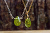 Peridot Necklace - Peridot Jewelry - Gift for Leo Zodiac - August Birthstone Necklace for Her - Crystal Necklace
