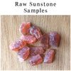 Raw Sunstone Necklace - Raw Crystal Jewlery - Personalized and Custom Jewelry - Sunstone Jewelry