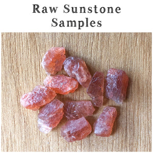 Raw Sunstone Necklace - Raw Crystal Jewlery - Personalized and Custom Jewelry - Sunstone Jewelry