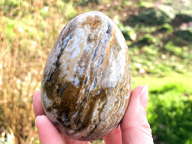 Ocean Jasper Egg 77mm YB