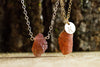 Raw Sunstone Necklace - Raw Crystal Jewlery - Personalized and Custom Jewelry - Sunstone Jewelry