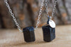 Raw Black Tourmaline Necklace - Libra Zodiac Necklace