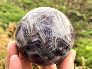 Amethyst Sphere 62mm - Chevron Amethyst Ball