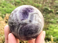 Amethyst Sphere 62mm - Chevron Amethyst Ball