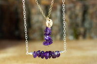 Raw Amethyst Necklace - Personalize