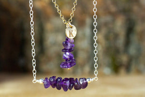 Raw Amethyst Necklace - Personalize
