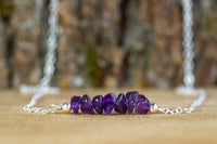 Raw Amethyst Necklace - Personalize