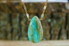 Blue Green Peruvian Opal Statement Necklace