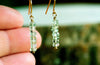 Raw Aquamarine Earrings - March Birthstone - Pisces Zodiac