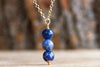 Sodalite Pendant Necklace - Throat Chakra Stone and Crystal Jewelry