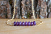 Lepidolite Bar Necklace - Healing Crystal Necklace