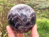 Amethyst Sphere 76mm - Chevron Amethyst Crystal Ball