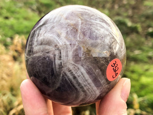 Amethyst Sphere 62mm - Chevron Amethyst Ball
