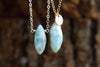 Larimar Pendant Necklace - Throat Chakra Necklace