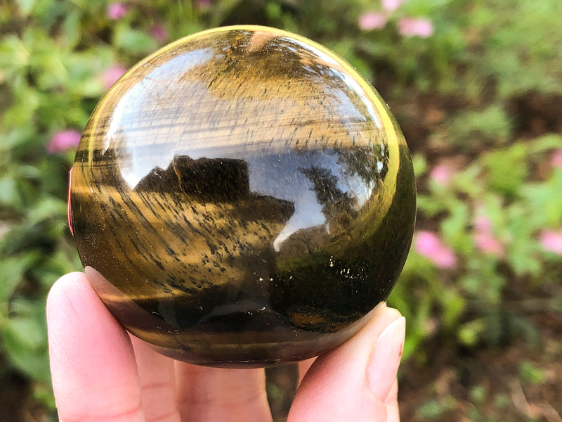 Golden Tiger Eye Sphere 55mm