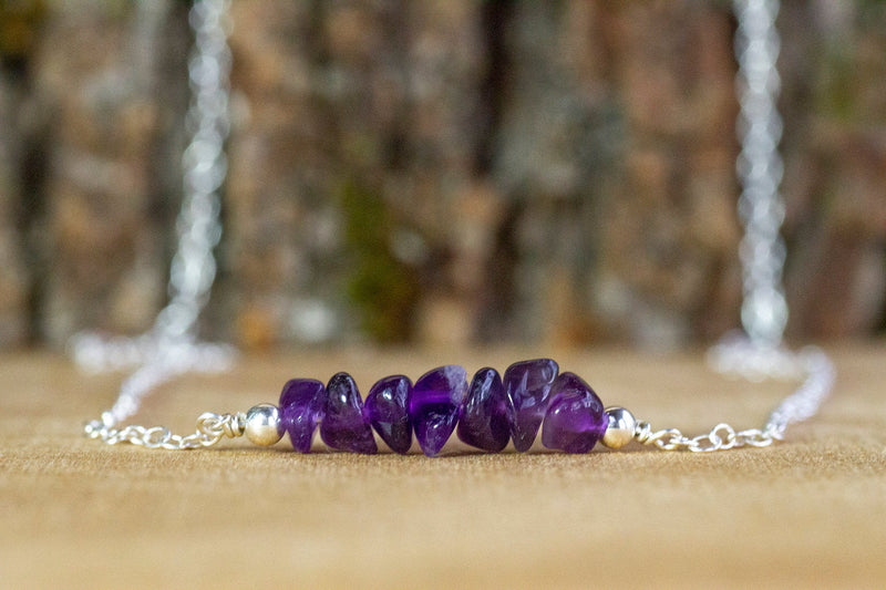 Raw Amethyst Necklace - Personalize