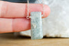 Silver Aquamarine Pendant Necklace  - Pisces Zodiac Necklace