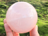 Rose Quartz Sphere 75mm - Altar Tools