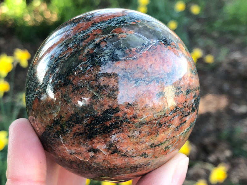 Unakite Sphere 62mm