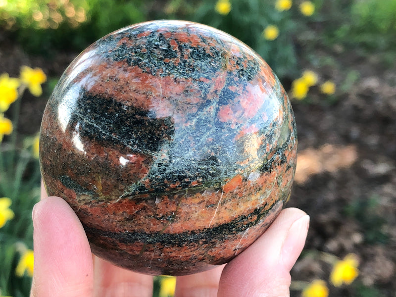 Unakite Sphere 62mm