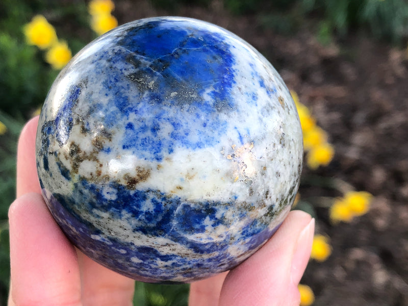 Lapis Lazuli Sphere 53mm - Throat Chakra Stone