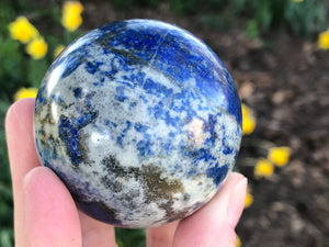 Lapis Lazuli Sphere 53mm - Throat Chakra Stone