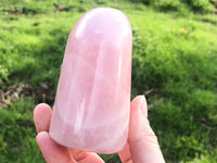 Rose Quartz Freeform 88mm - Selfstanding Altar Decor - Crystal Grid