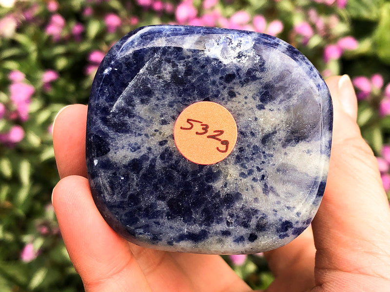 Sodalite Stone 107mm - Self Standing Free Form Sodalite