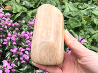 Peach Moonstone 100mm Self Standing Freeform