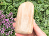 Peach Moonstone 100mm Self Standing Freeform