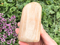 Peach Moonstone 100mm Self Standing Freeform