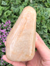 Peach Moonstone 100mm Self Standing Freeform