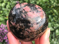 XXL Rhodonite Palmstone 61mm