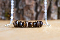 Bronzite Bar Necklace - Gemstone Necklace