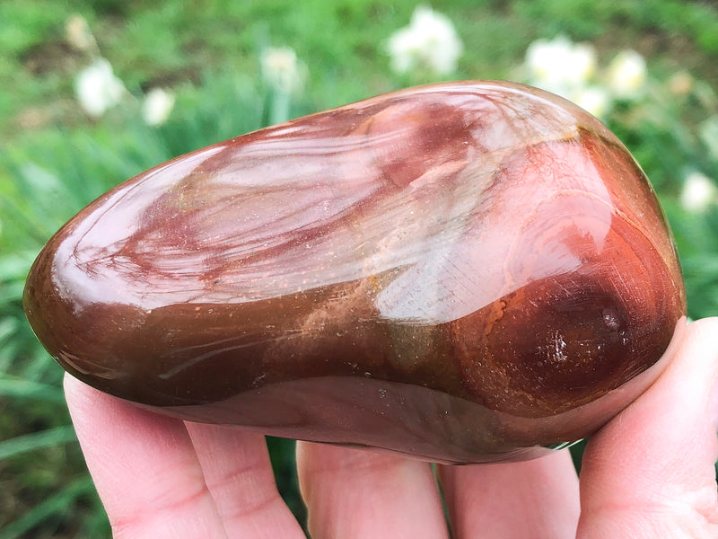 Polychrome Jasper Palm Stone 83mm