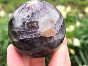 Amethyst Sphere with Inclusions 48mm - Amethyst Crystal Ball