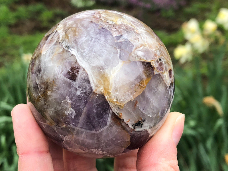 Amethyst Sphere with Inclusion 62mm - Amethyst Crystal Ball