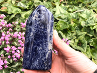 Sodalite Stone 107mm - Self Standing Free Form Sodalite