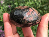 XXL Rhodonite Palmstone 61mm