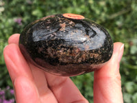 XXL Rhodonite Palmstone 61mm