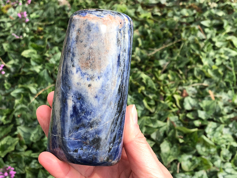 Sodalite Stone 113mm - Self Standing Free Form