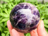 Amethyst Sphere 58mm - Chevron Amethyst Ball