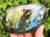 XXL Large Labradorite Palm Stone 94mm