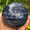 Sodalite Sphere 71mm - Sodalite Ball - Crystal Grid Tools